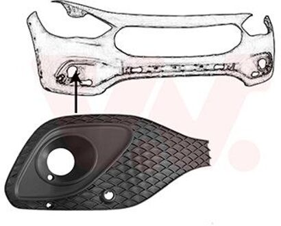 Mercedes Benz Luchtgrille Onder R. 2960598