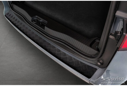 Mercedes Benz Matzwart Aluminium Bumper beschermer passend voor Mercedes Citan (W420) Box/Tourer 2021- 'Riffle AV240208