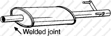 Mercedes Benz Middendemper