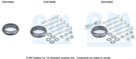 Mercedes Benz Montageset, katalysator FK91645