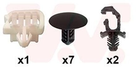 Mercedes Benz Montageset Motorkap 4414797