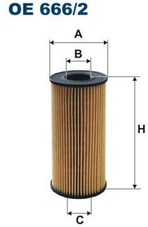 Mercedes Benz Oliefilter OE6662