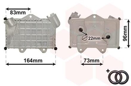 Mercedes Benz OLIEKOELER 2.2 Diesel 30003240