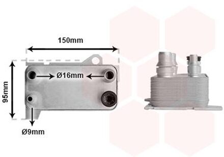 Mercedes Benz Oliekoeler, automatische transmissie 30013704