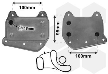 Mercedes Benz Oliekoeler Mb Diesel Ml/vito/c/viano 30003376