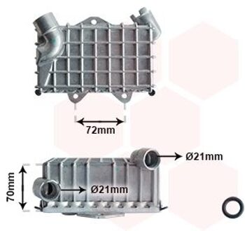 Mercedes Benz Oliekoeler Mb W202 25td 95-00 30003477