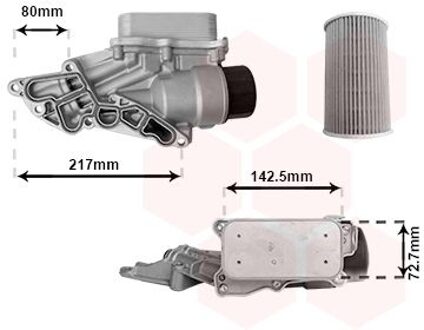 Mercedes Benz Oliekoeler, motorolie 30013688