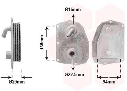 Mercedes Benz Oliekoeler, motorolie 30013724
