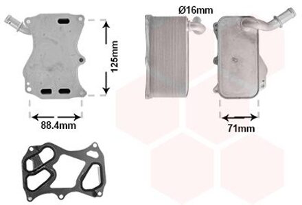 Mercedes Benz Oliekoeler, motorolie 30013727