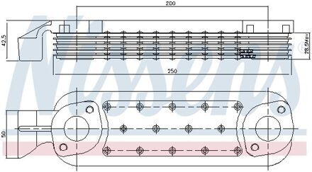 Mercedes Benz Oliekoeler, motorolie 91604