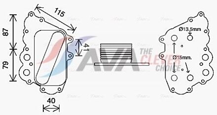 Mercedes Benz Oliekoeler, motorolie MS3713