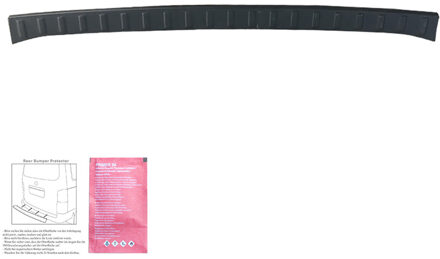 Mercedes Benz Oneway Achterbumper beschermlijst passend voor Mercedes Sprinter W907 2018- - Matzwart OWRP08026