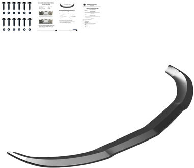 Mercedes Benz Oneway Voorspoilerlip passend voor Mercedes A45 AMG W176 2013-2015 - Glanzend zwart OWFS01149