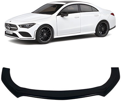 Mercedes Benz Oneway Voorspoilerlip passend voor Mercedes CLA 35 AMG Aero C118 2019- - Glanzend zwart OWFS01133
