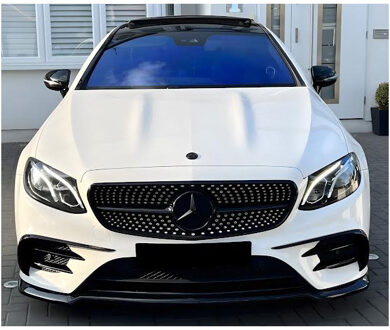 Mercedes Benz Oneway Voorspoilerlip passend voor Mercedes E-Klasse E63 AMG Kombi/Sedan S213/W213 2017-2021 OWFS01044