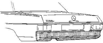 Mercedes Benz Oversizedeel C.114/5 68-75.pl O Arbump 300335