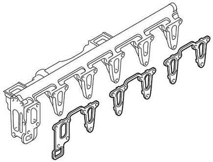 Mercedes Benz Pakkingset, uitlaatgassenrecirculatiesysteem 867150