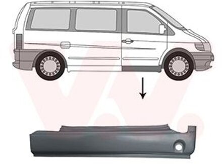 Mercedes Benz Plaat instaprand 3078104