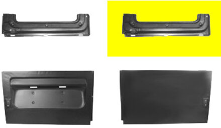 Mercedes Benz PLAATWERKDEEL Bodemplaat Achterdeur R