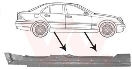 Mercedes Benz Plaatwerkdeel Dorpel