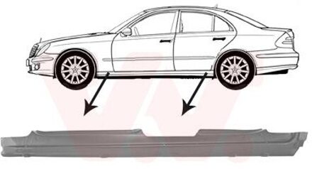 Mercedes Benz Plaatwerkdeel Dorpel