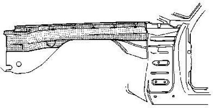 Mercedes Benz Plaatwerkdeel Edes 123 76-.bev.voor Schr 3010319