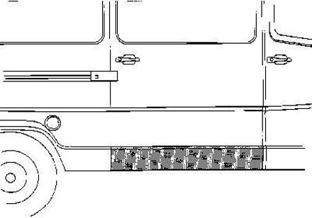 Mercedes Benz Plaatwerkdeel Edes L207d407d.zijpl Onde