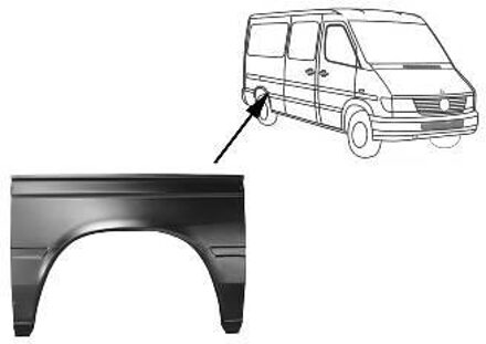 Mercedes Benz PLAATWERKDEEL Wielrand Achter L/R 3075145