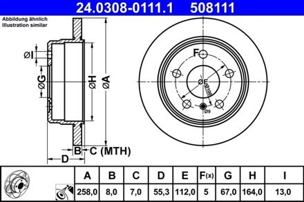 Mercedes Benz Powerdisc Remschijf 24030801111