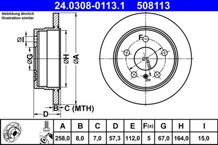 Mercedes Benz Powerdisc Remschijf 24030801131