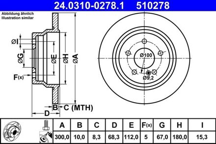 Mercedes Benz Powerdisc Remschijf 24031002781