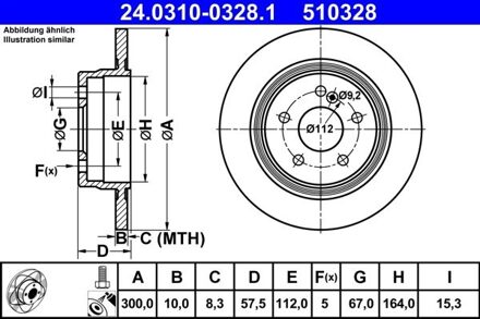Mercedes Benz Powerdisc Remschijf 24031003281