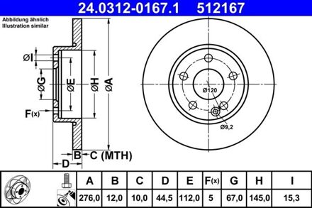 Mercedes Benz Powerdisc Remschijf 24031201671