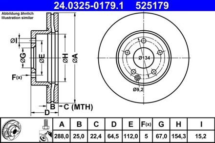 Mercedes Benz Powerdisc Remschijf 24032501791