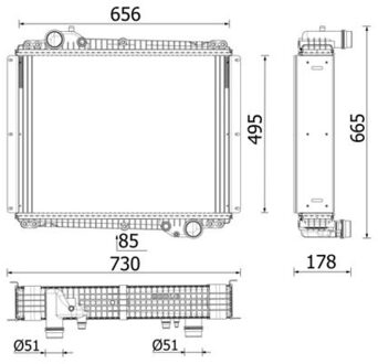 Mercedes Benz Radiateur CR2669000P