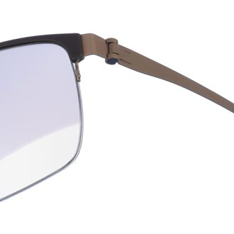 Mercedes Benz Rechthoekige acetaat zonnebril M1037 heren Veelkleurig