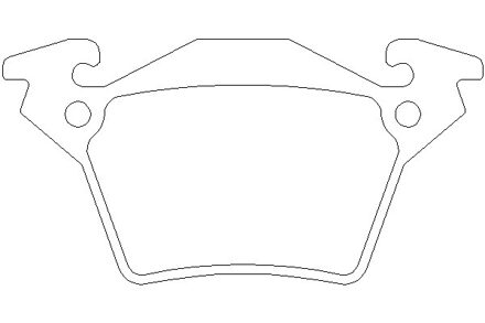 Mercedes Benz Remblokken set 2302001
