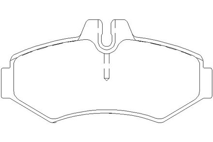 Mercedes Benz Remblokken set 2302101
