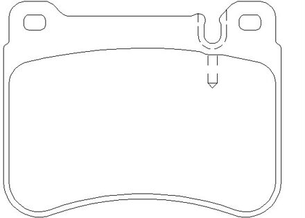Mercedes Benz Remblokken set 2394501
