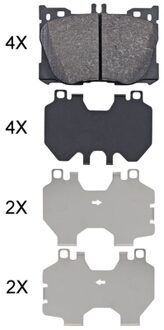 Mercedes Benz Remblokken set 35155
