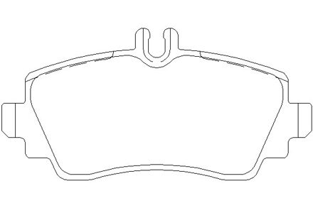 Mercedes Benz Remblokken set