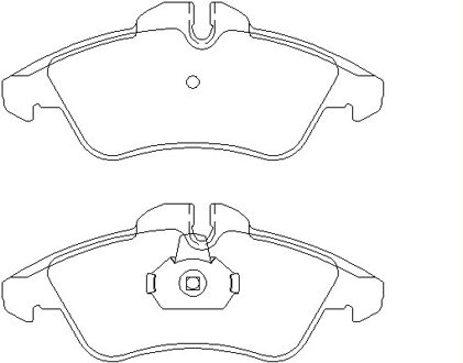 Mercedes Benz Remblokken set