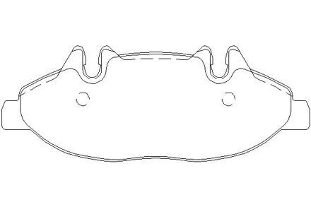 Mercedes Benz Remblokken set