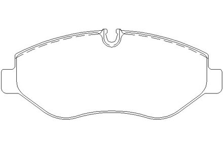 Mercedes Benz Remblokken set