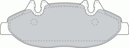 Mercedes Benz Remblokken set