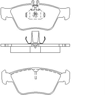 Mercedes Benz Remblokken set