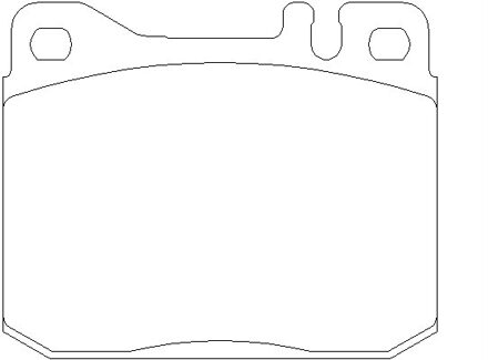 Mercedes Benz Remblokken set