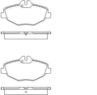 Mercedes Benz Remblokken set