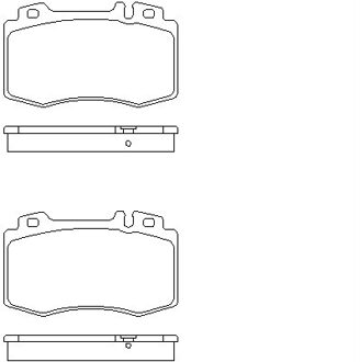 Mercedes Benz Remblokken set