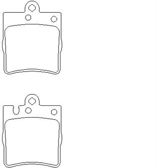 Mercedes Benz Remblokken set